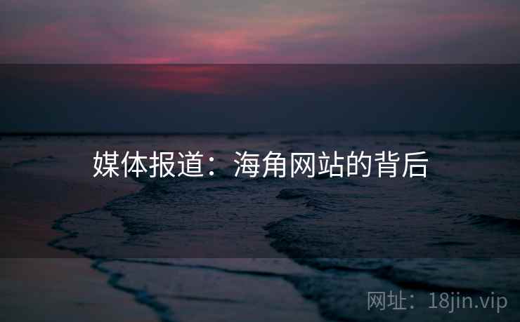 媒体报道：海角网站的背后