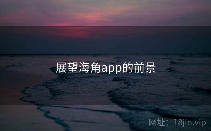 展望海角app的前景